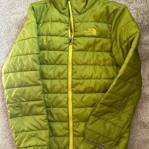 The North Face Kids Green Puffer Jacket